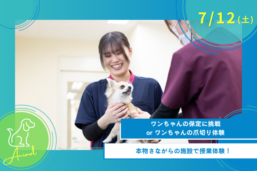 7/12（土）どうぶつのオープンキャンパス