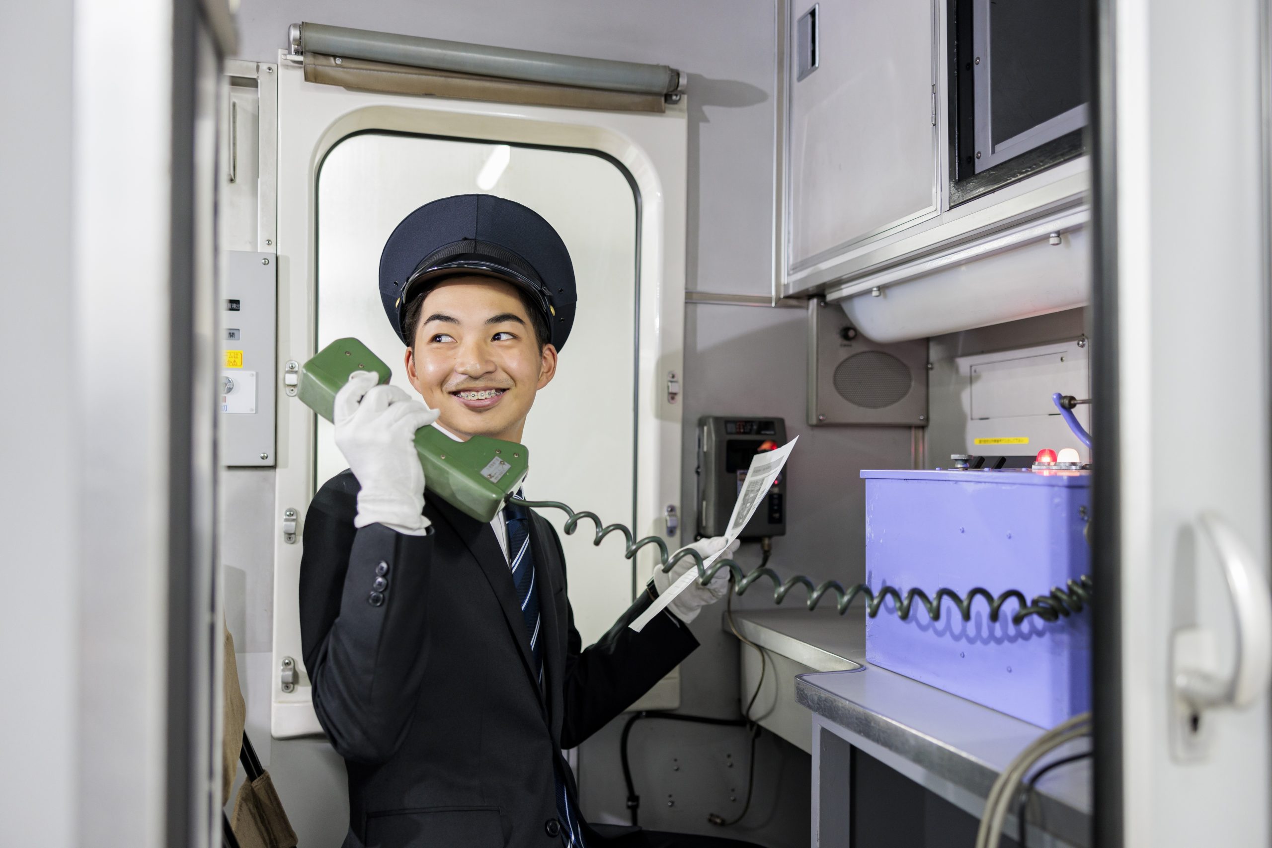 【鉄道コース】車両アナウンス体験