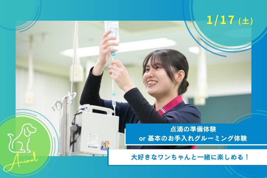 1/17(土)どうぶつの午後だけオープンキャンパス